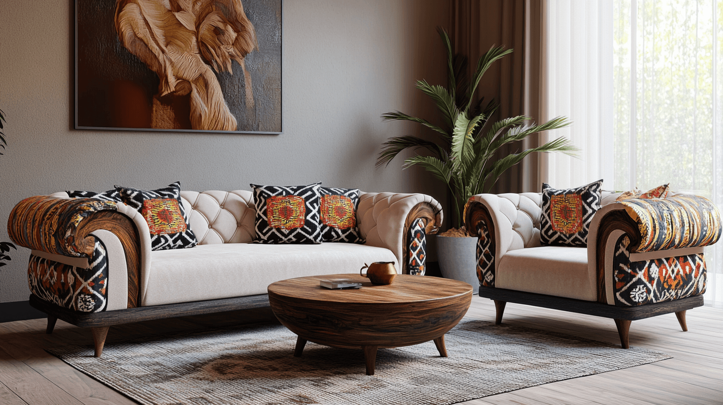 Furniture in Ethno-Chic style