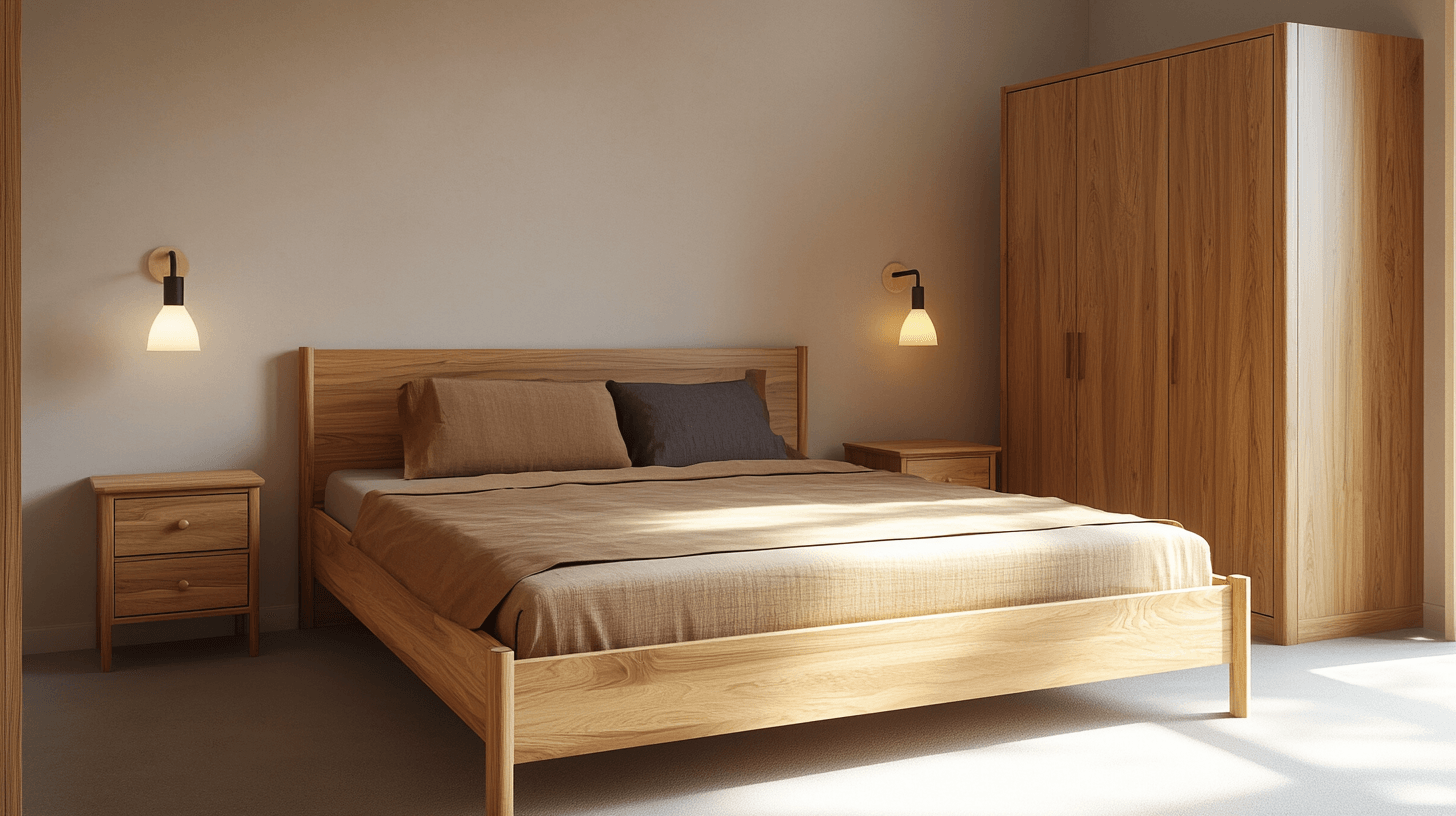 Furniture in the Scandinavian bedroom