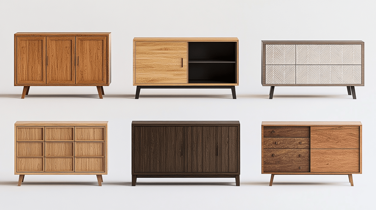 Design variants of sideboards