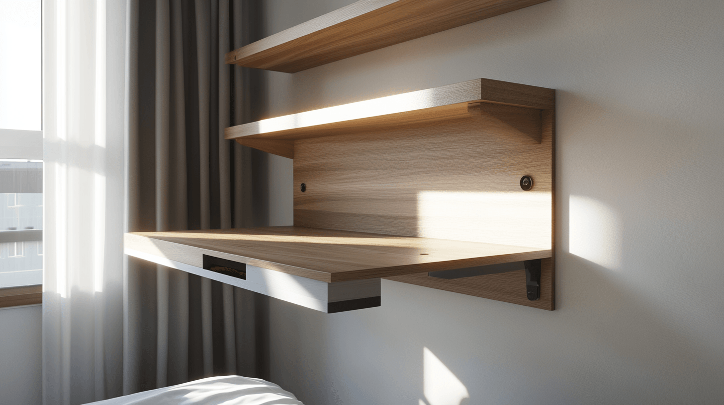 Space-saving furniture for the integrated workspace