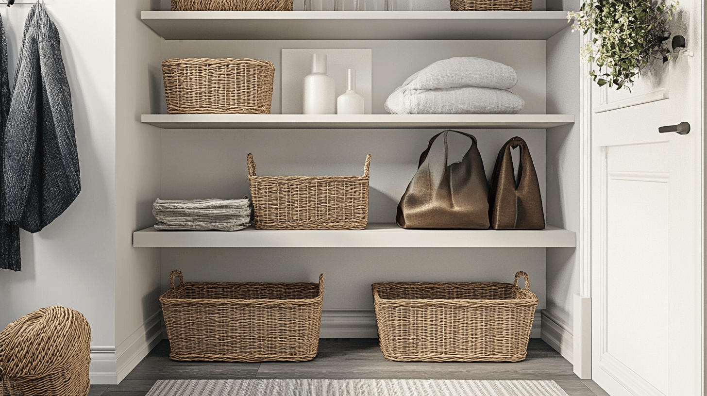 Storage solutions for a tidy entrance area