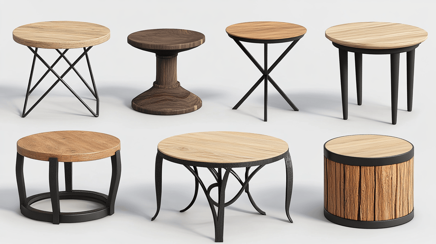 Designs and Materials: Side Tables for Every Style