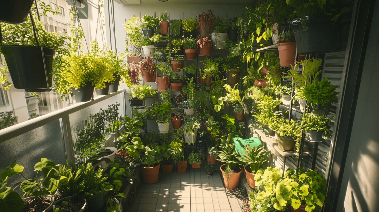 Plant diversity in a small space