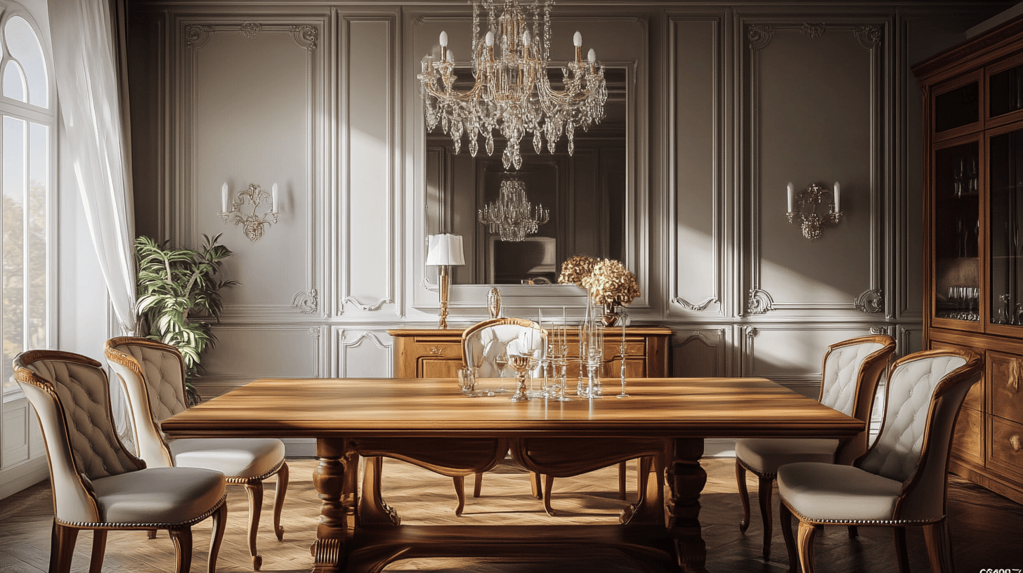 Dining room in classic style: Timeless elegance for every occasion