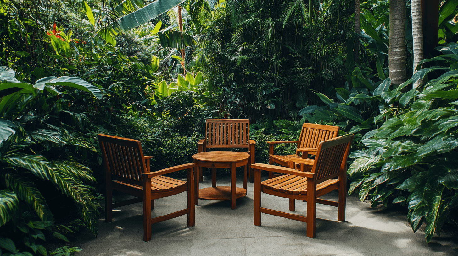 Wooden garden furniture: Natural elegance for the outdoors