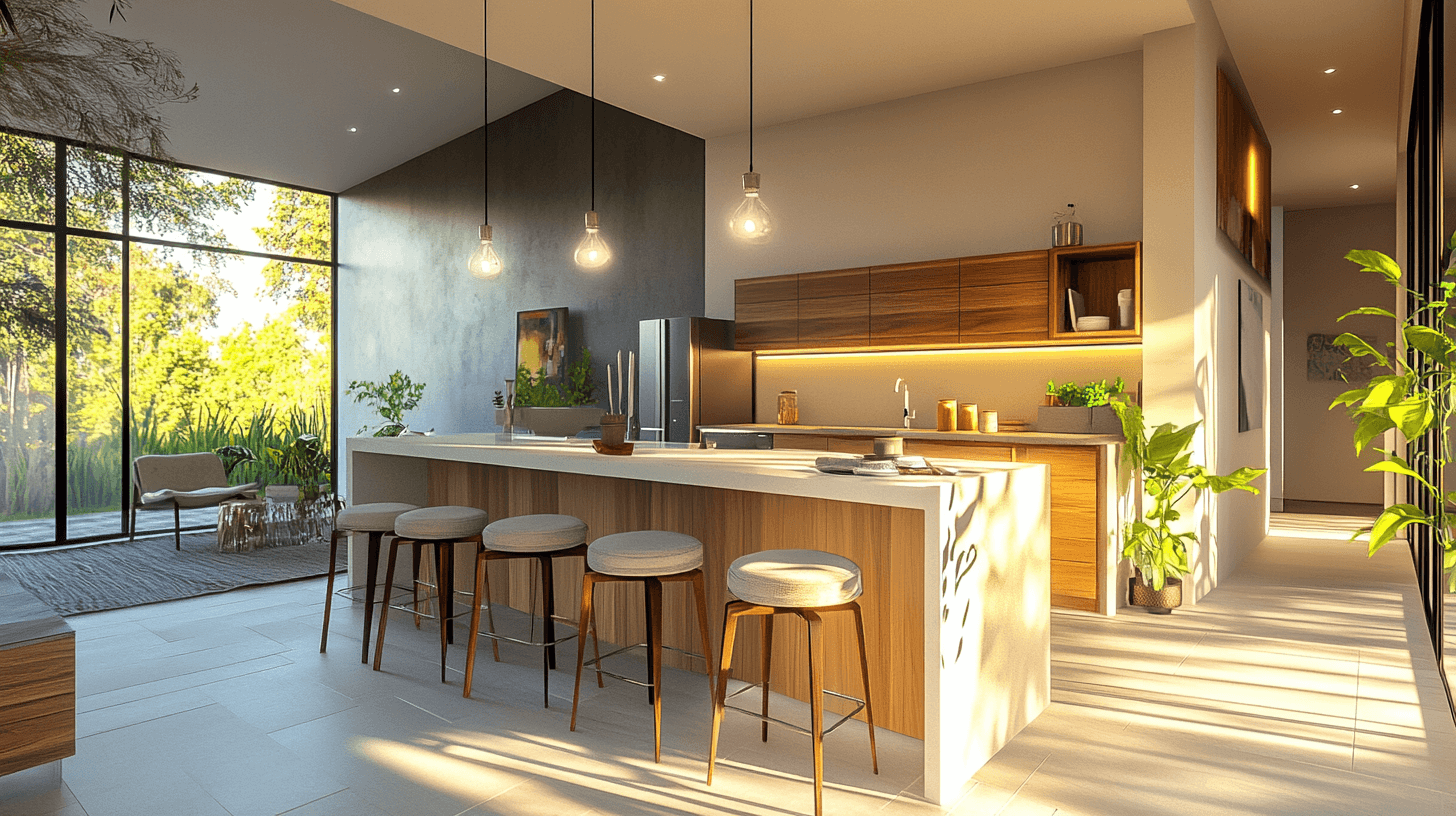 Design possibilities for kitchen islands