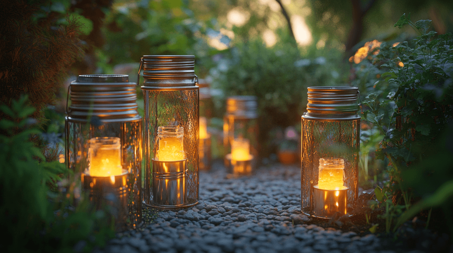Outdoor decor with lanterns: Light plays in the garden