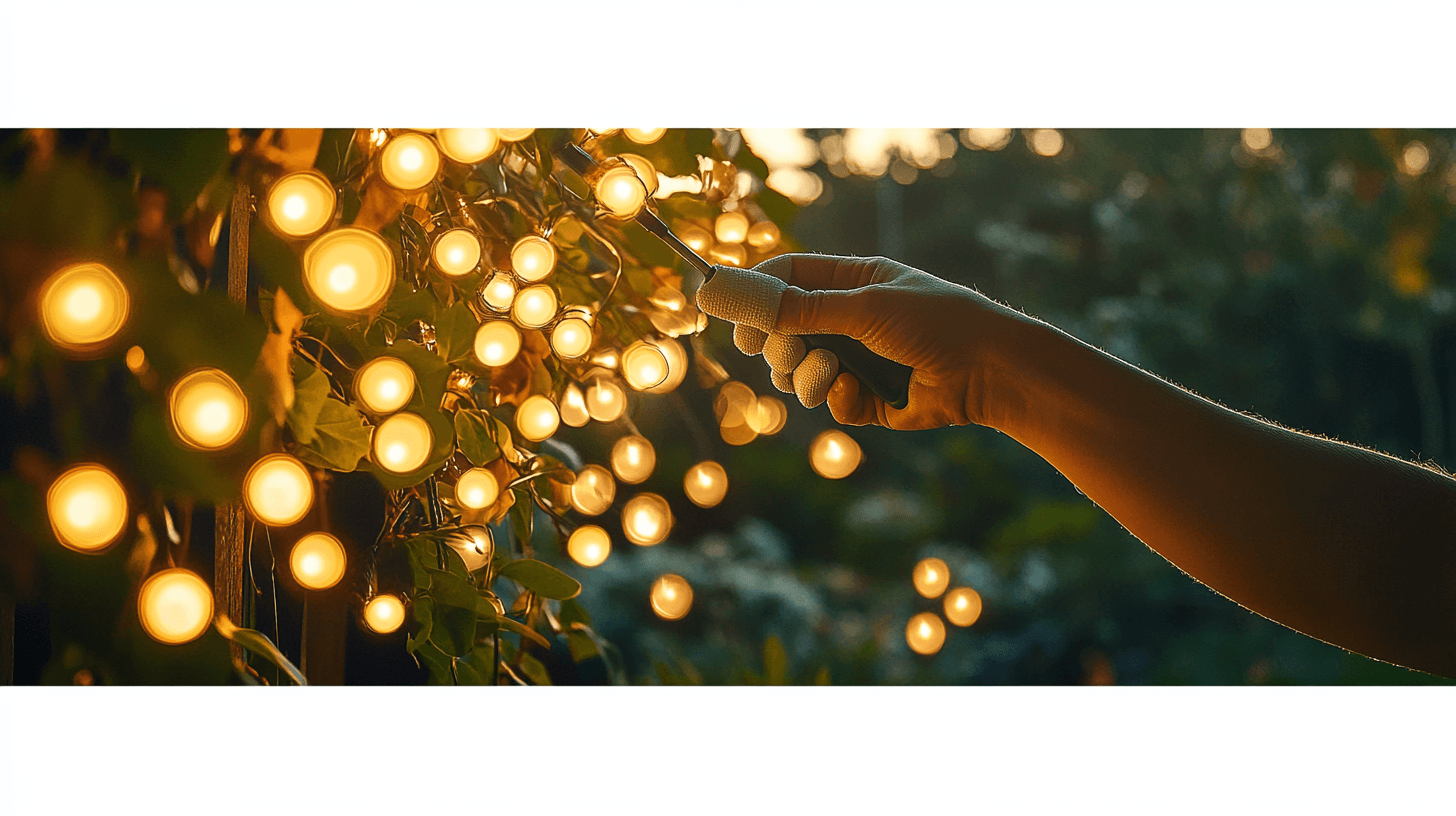 Maintenance and care of outdoor string lights