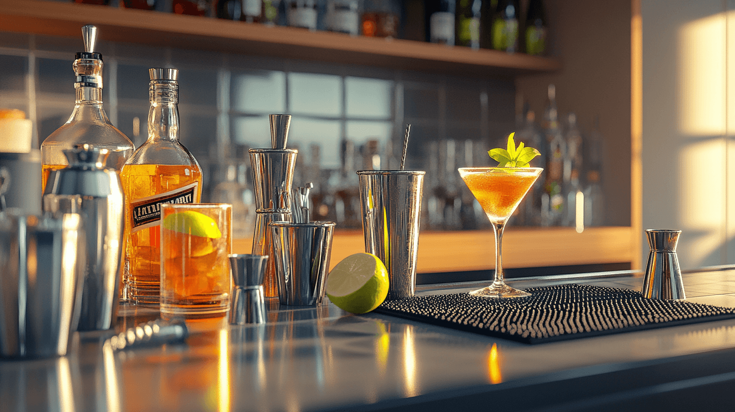 The perfect selection of drinks and accessories