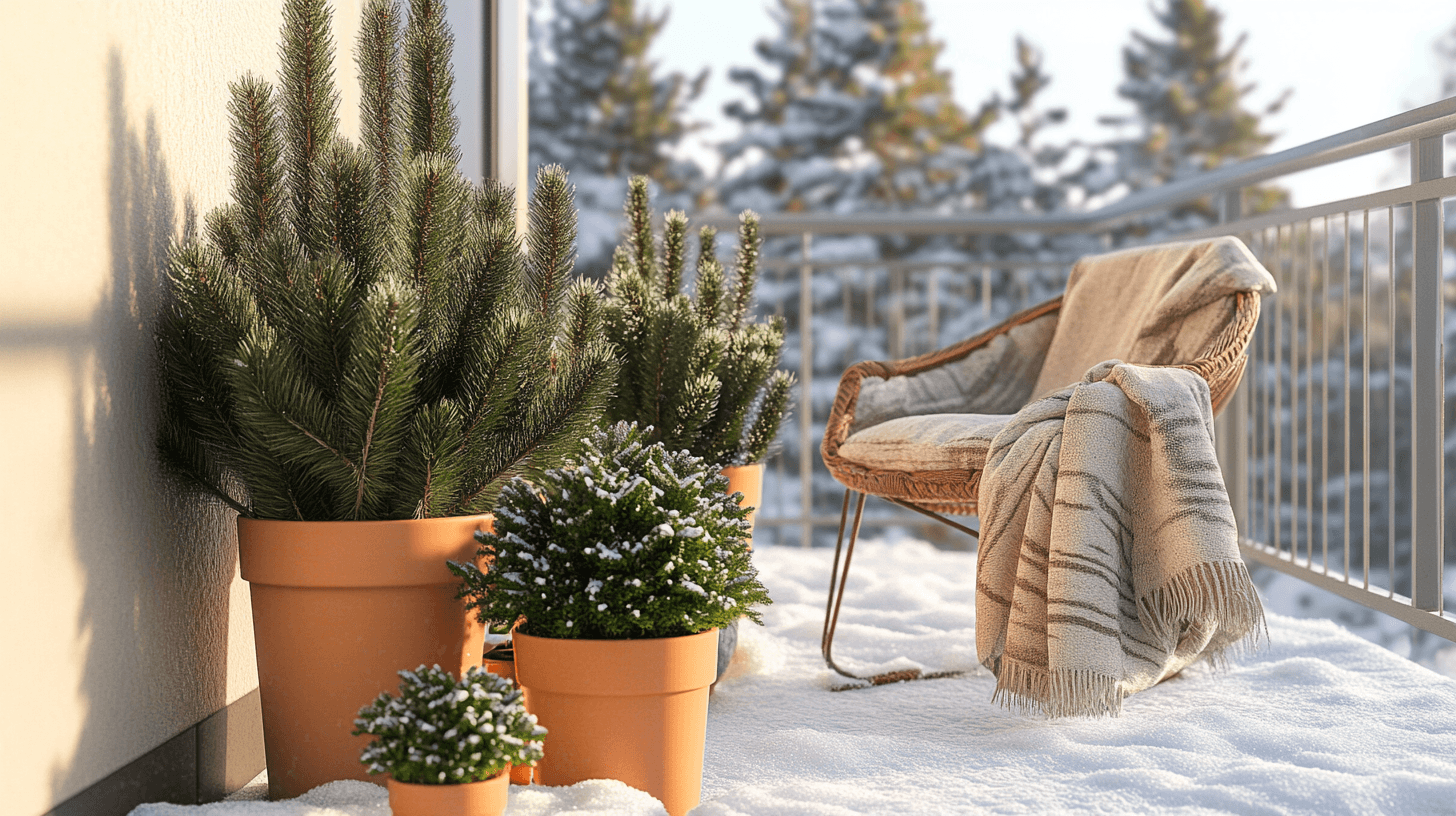 Evergreen plants for the balcony