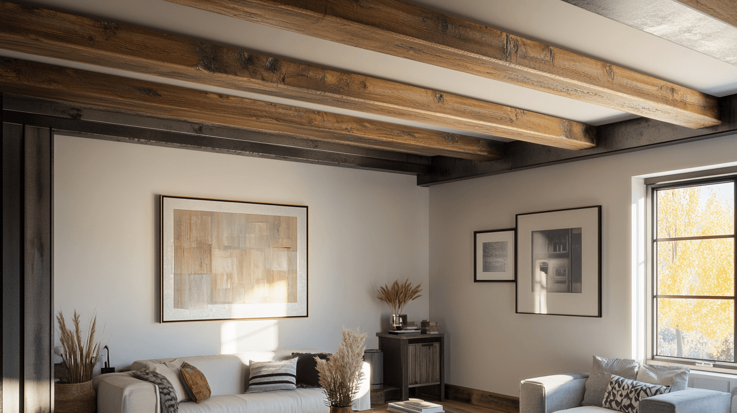 Material selection for ceiling beams: wood, metal and more