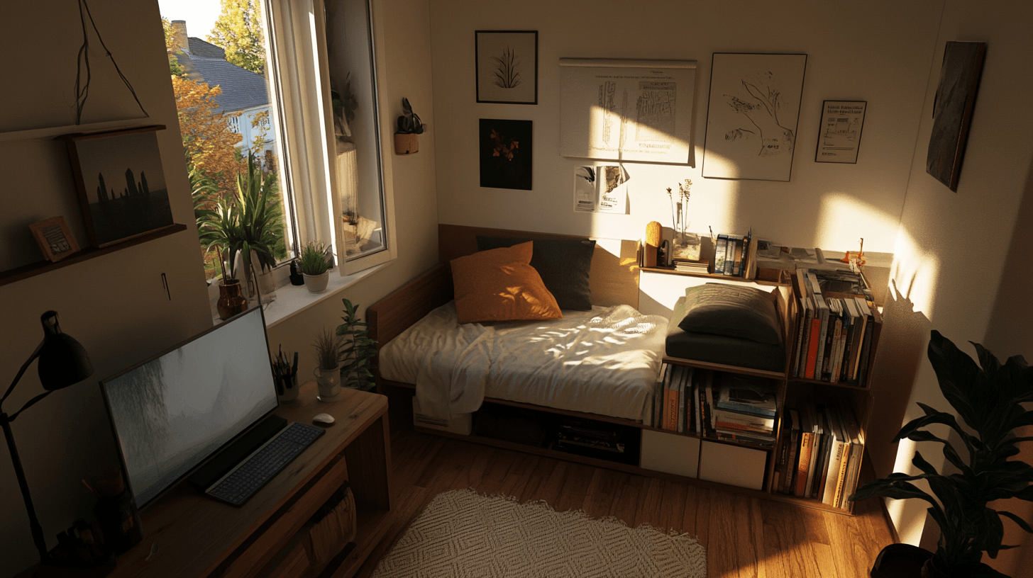 Space-saving furniture for small spaces