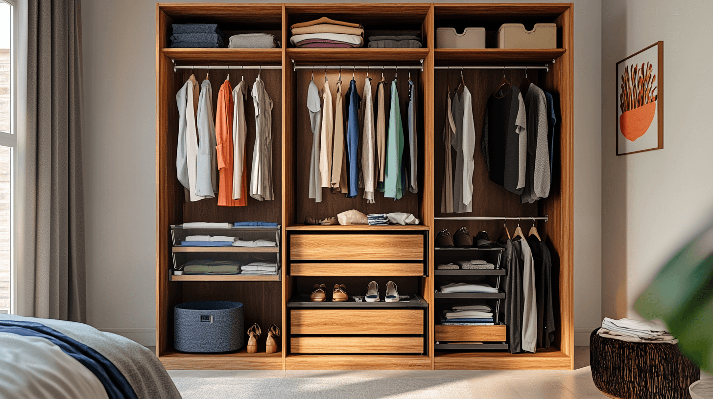 Everything in its place: Wardrobes with a system