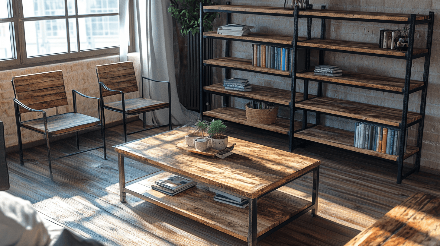 Furniture in Rustic Industrial Style