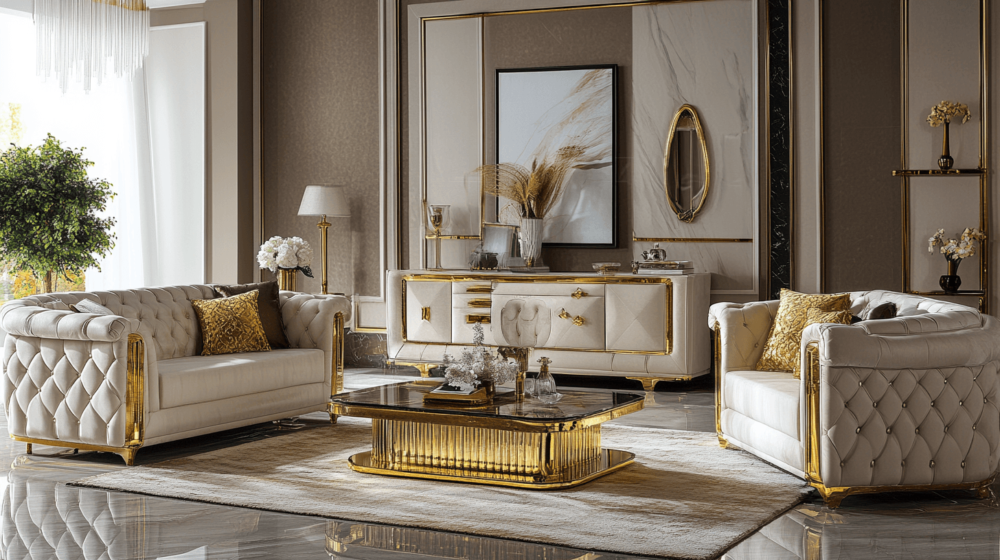 Golden Accents: Luxury and Elegance in Your Home