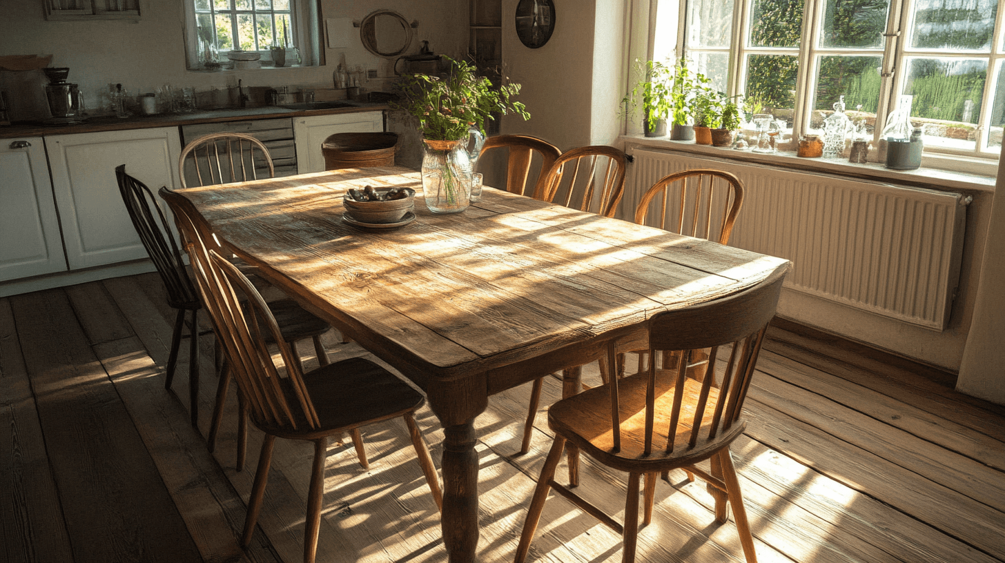 Country-style furniture: Rustic elegance for your dining room