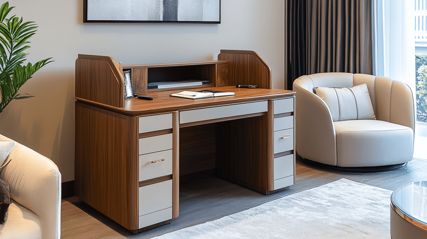 Classic and modern designs of secretaries
