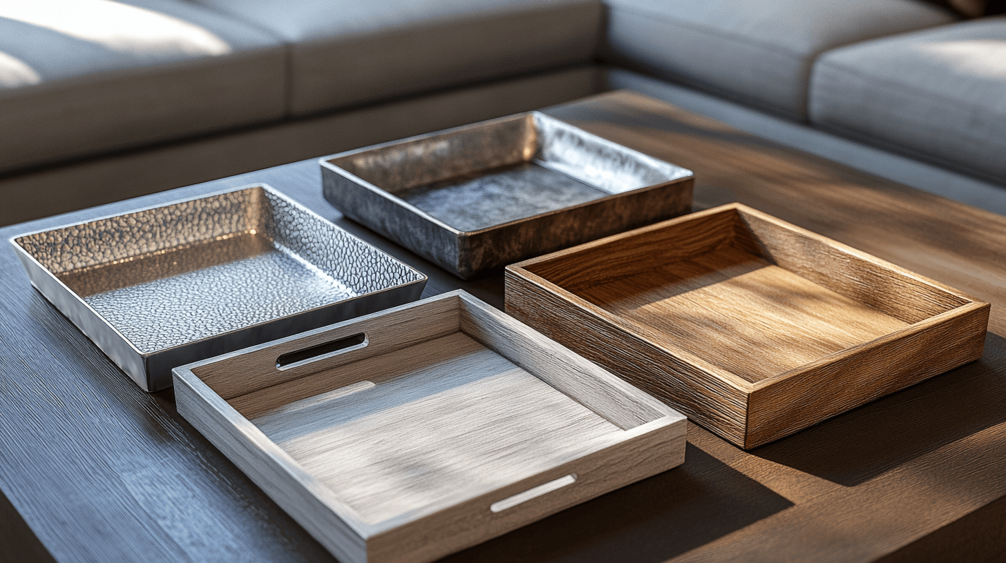 Materials and Designs: The Right Tray for Your Style