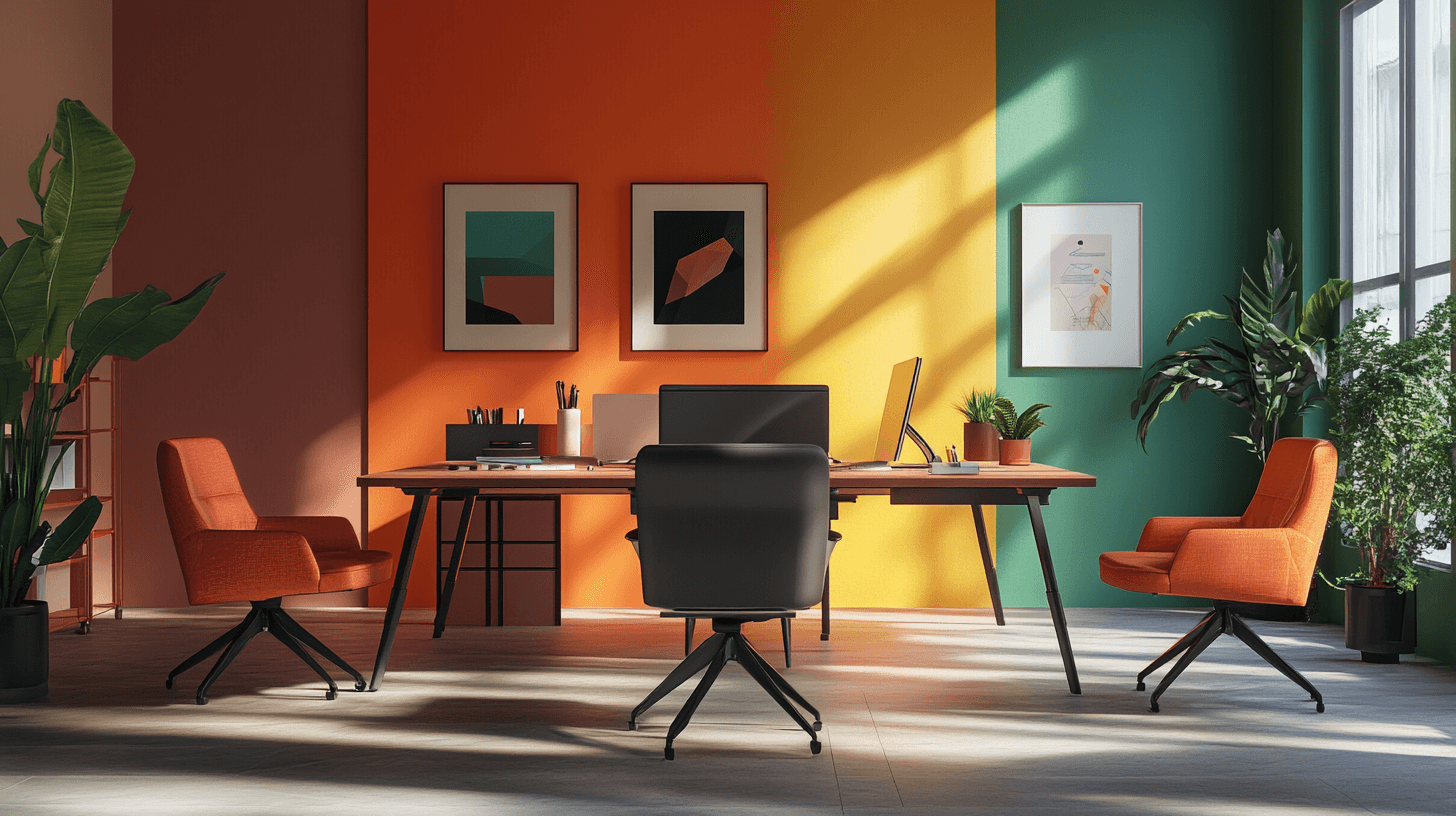 The effect of colors on the work atmosphere