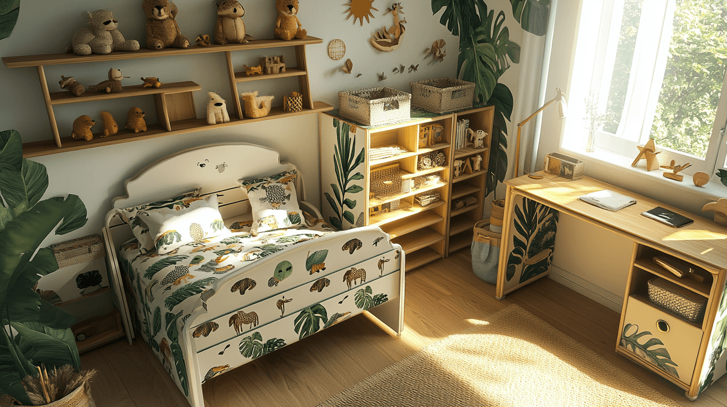 Jungle-style furniture