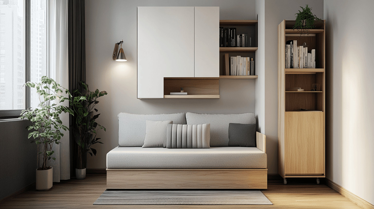 Multifunctional furniture for small spaces