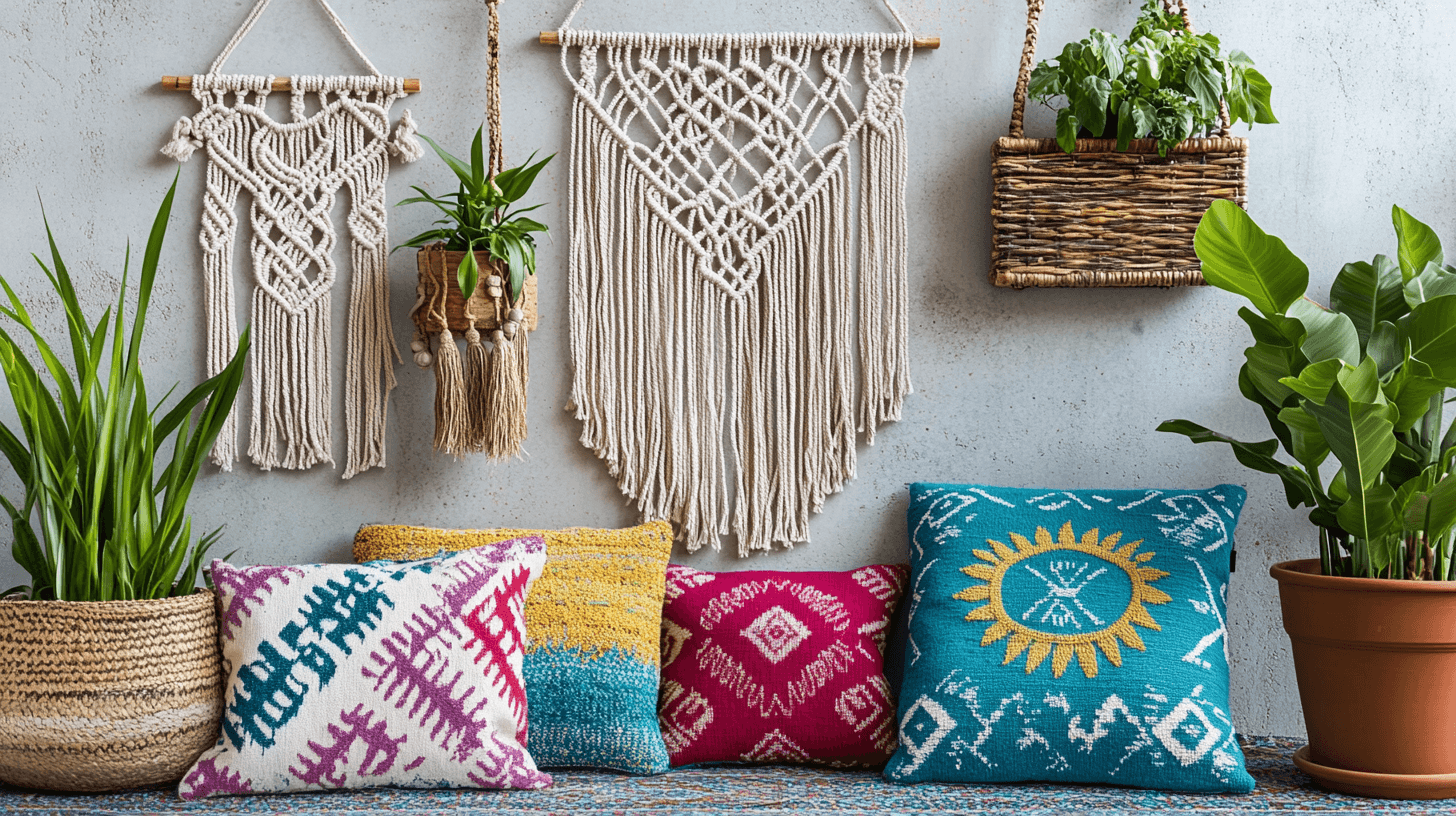 Decoration and accessories for the Nomadic Boho look