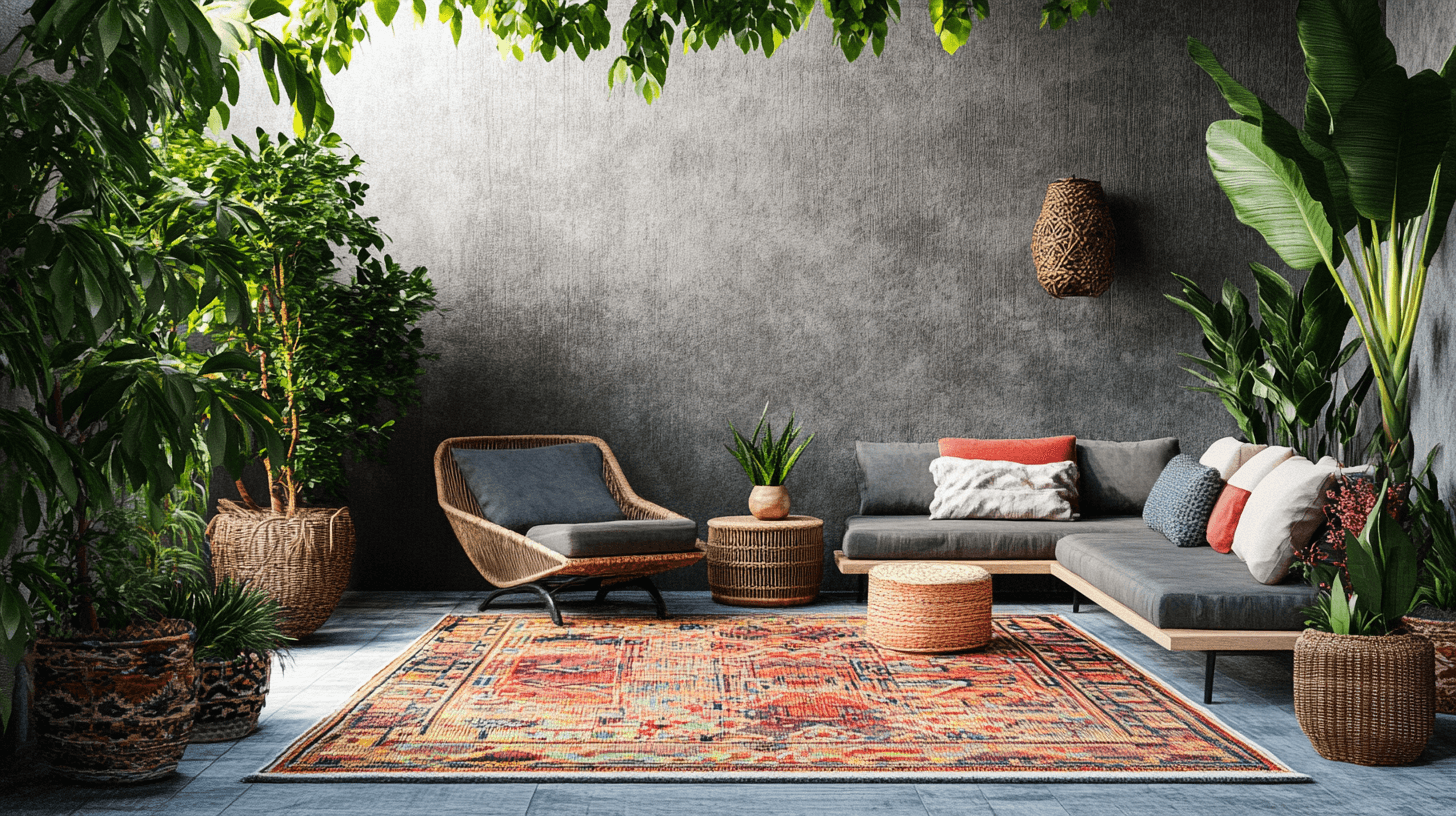 Outdoor rugs for terrace and balcony: Comfort and style