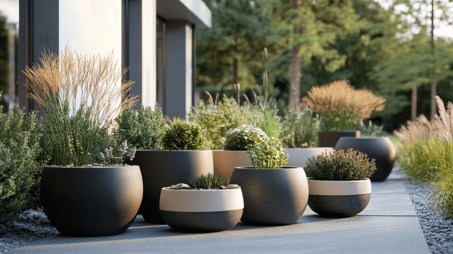 Outdoor plant containers: Stylish and practical