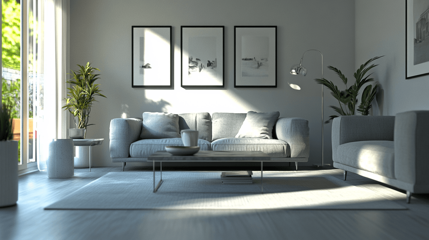 Living styles with shades of gray: Modern and timeless