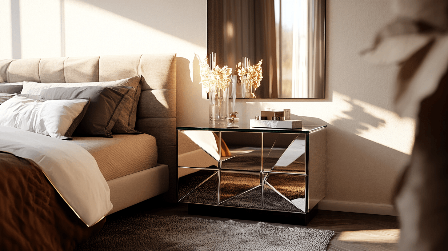 Unconventional Materials: Nightstands Made of Glass, Metal, and More