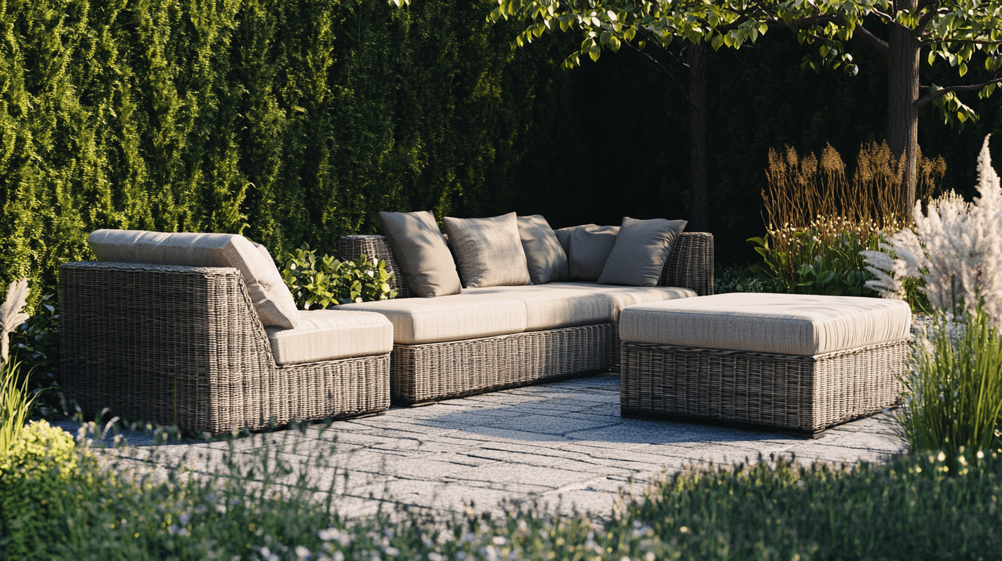 The right furniture for your outdoor living room