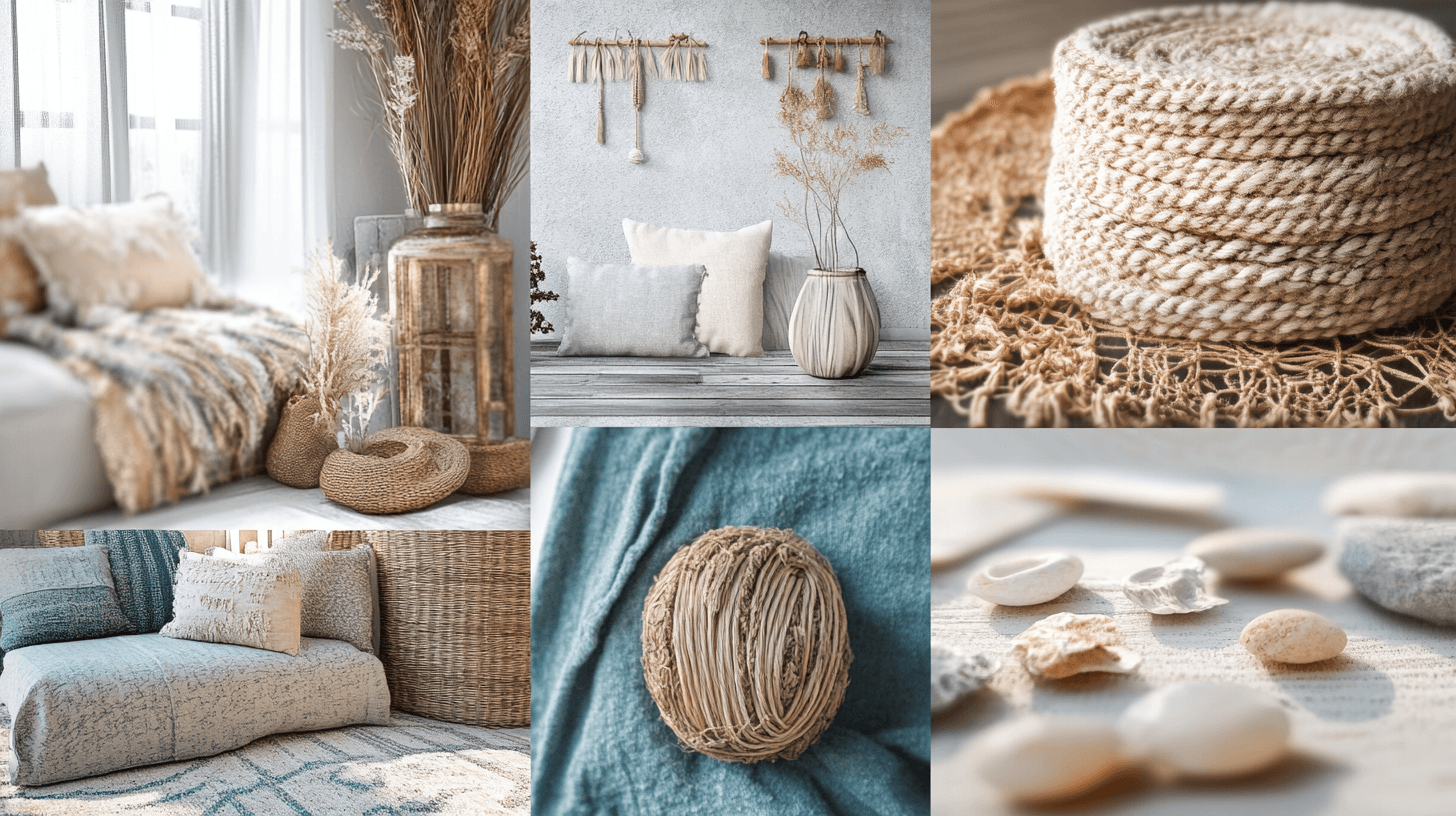 Decoration in Scandi-Boho Style: Skillfully Use Textures and Colors