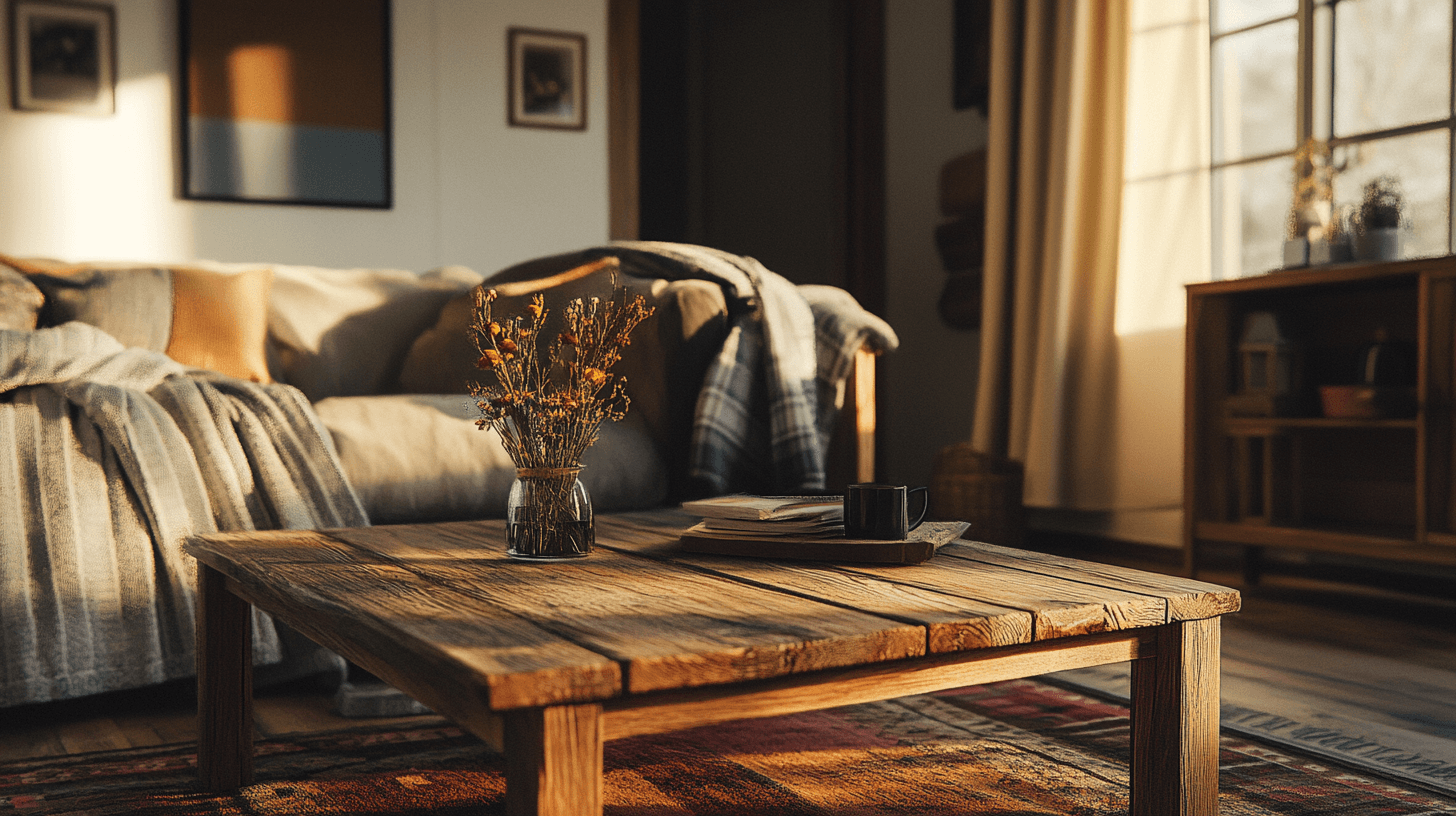 Furniture in Nordic country style
