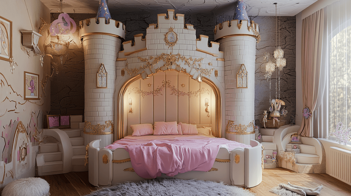 Fairytale-themed beds for little princes and princesses