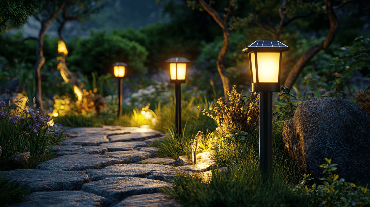 Solar lamps for outdoor use: Sustainability and comfort