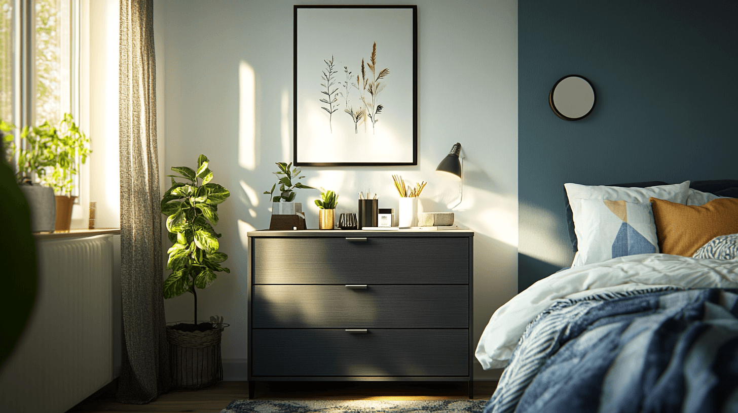 Drawer cabinets in the bedroom: Functionality meets design