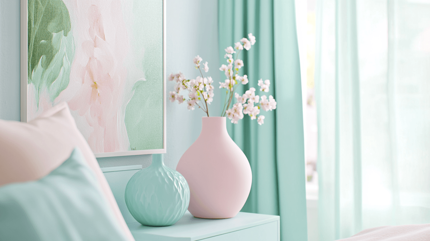 Decorations in Pastel Colors: The Perfect Addition