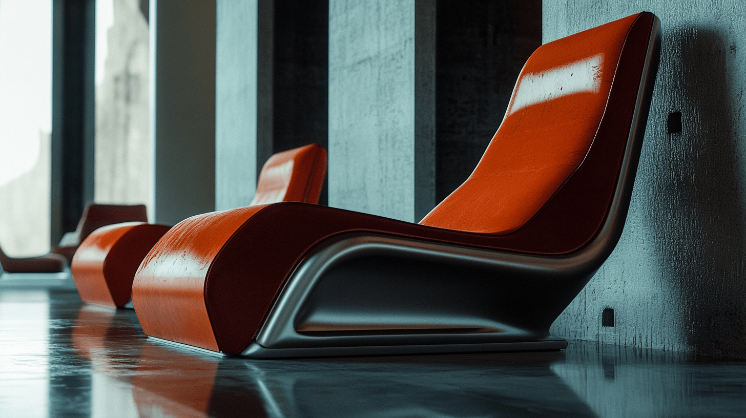 Furniture in Retro Futurism style