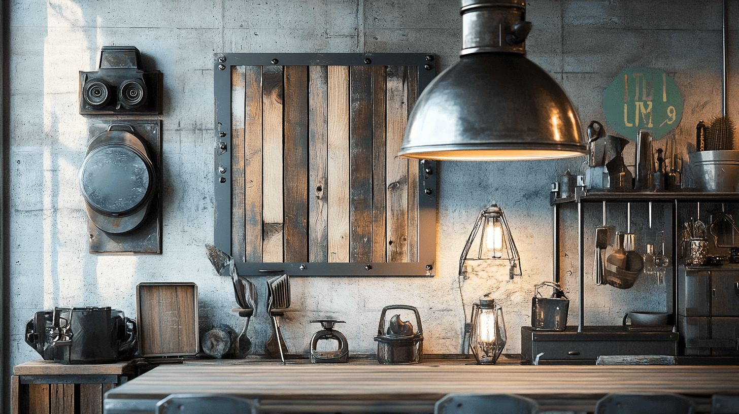 Decorative elements for the Rustic Industrial Look