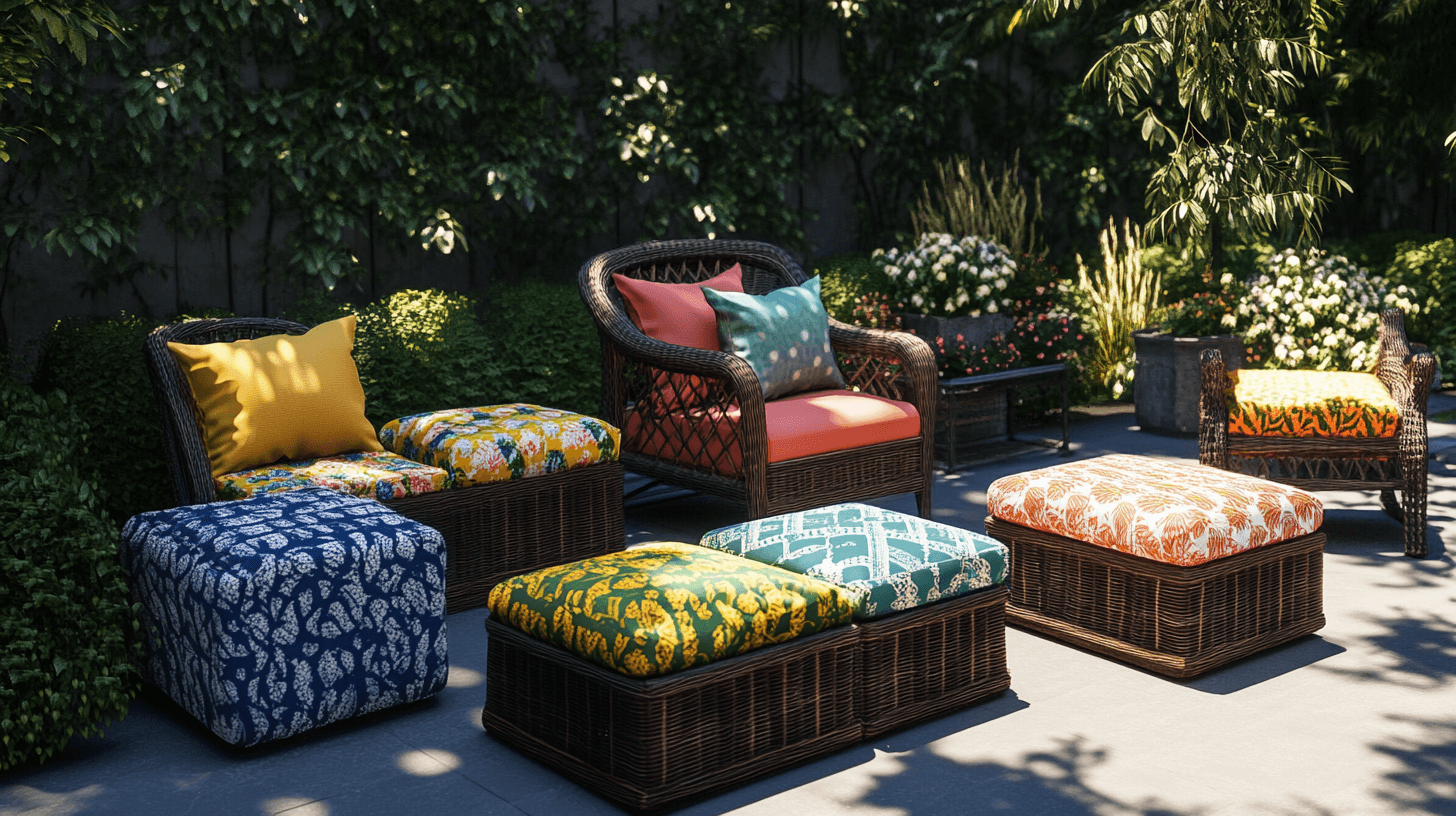 Seat cushions and pads for garden furniture: Comfort and style