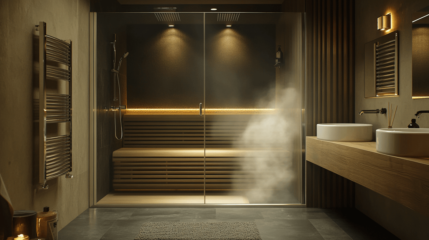 Bathroom with integrated sauna: Experience wellness at home