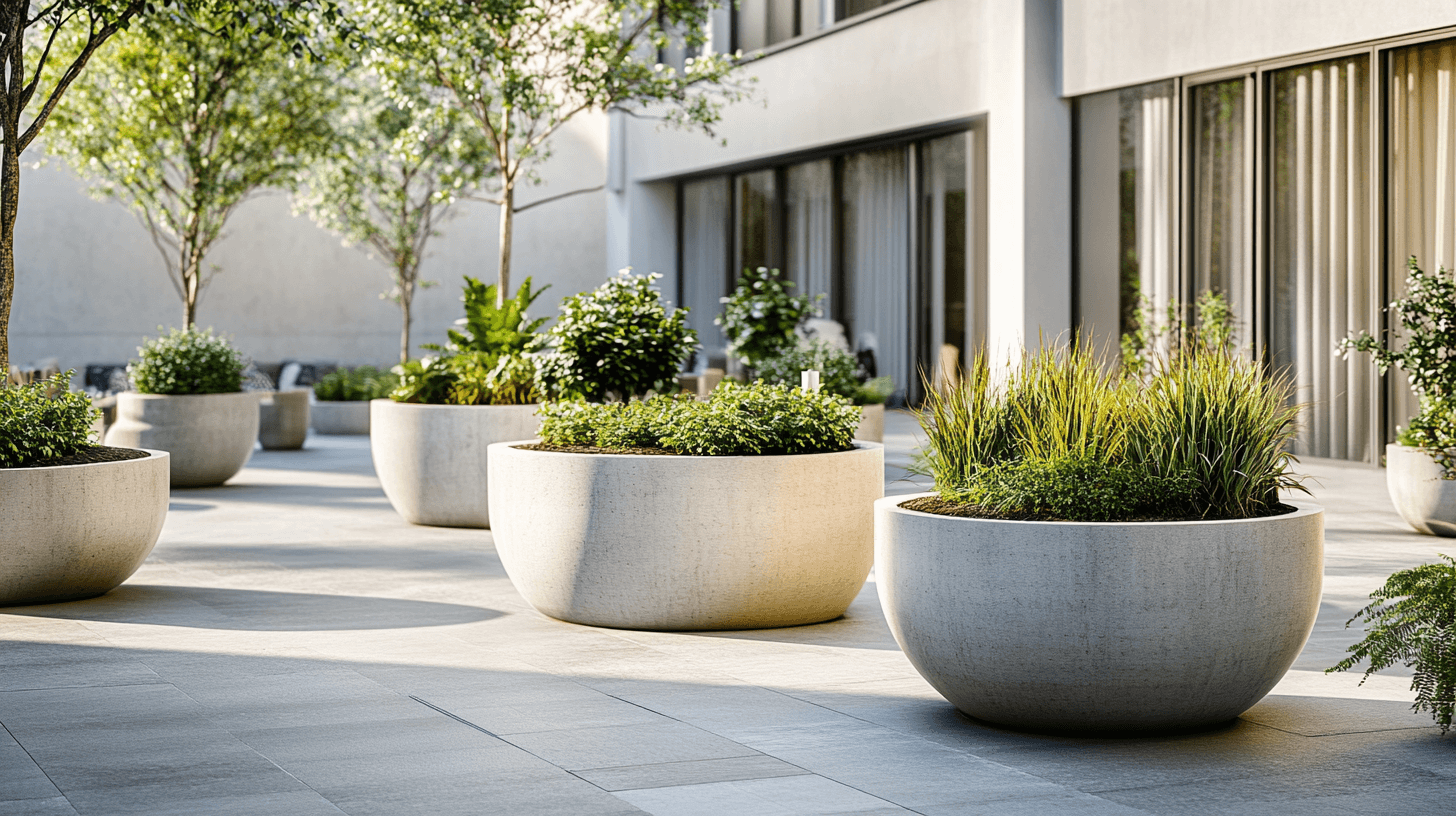 Advantages of concrete planters