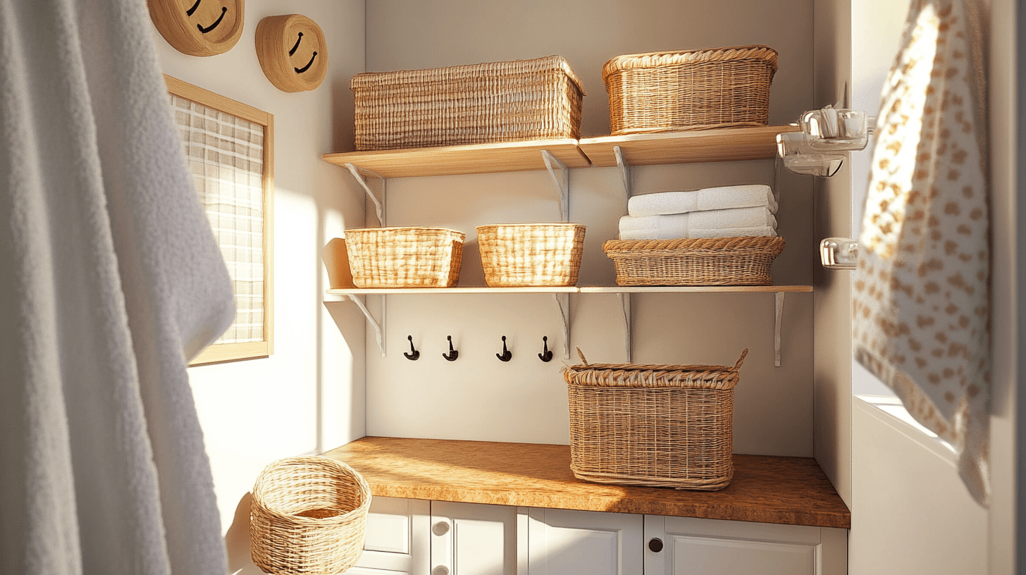 Creative storage solutions for small bathrooms