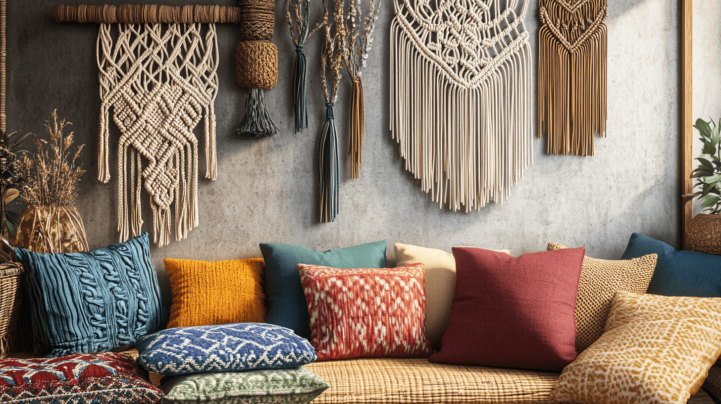 Decoration in Boho-Chic Style