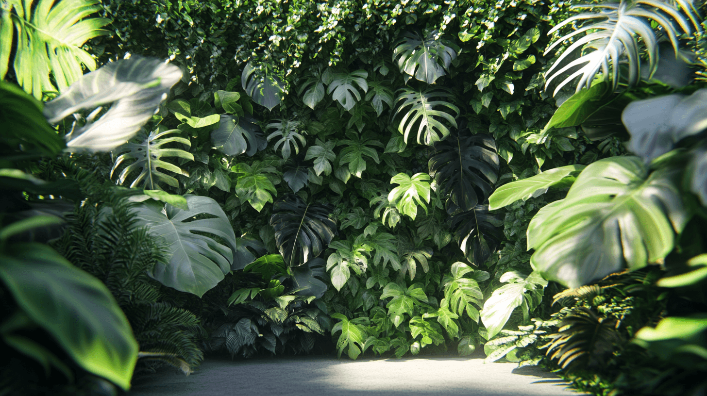 Natural privacy solutions with plants