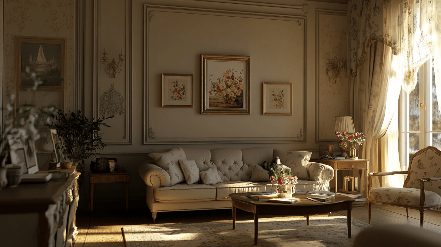 Subtle color palettes for a classic ambiance