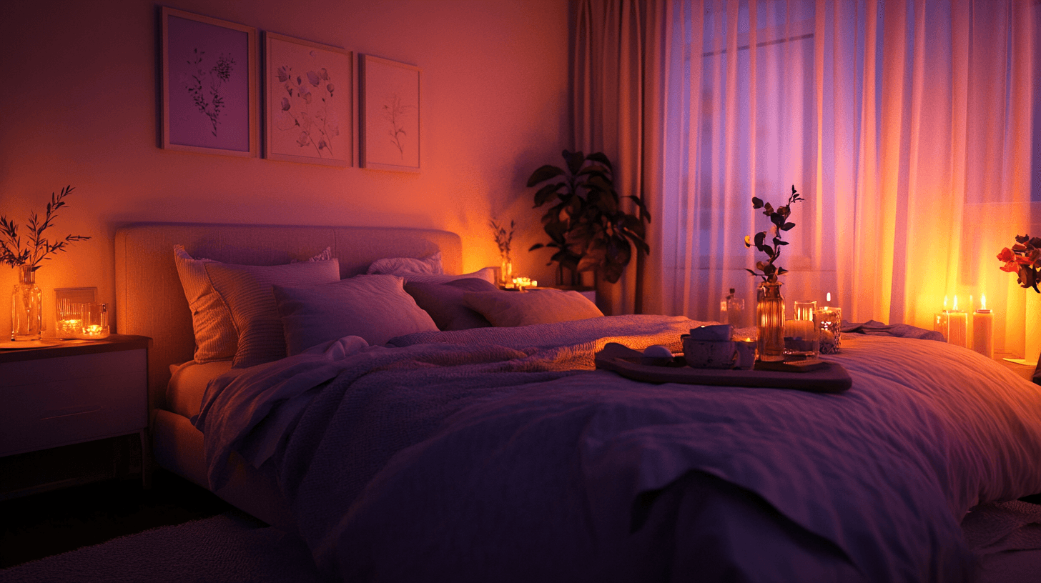 Romantic Bedroom: Soft Colors and Soft Textiles