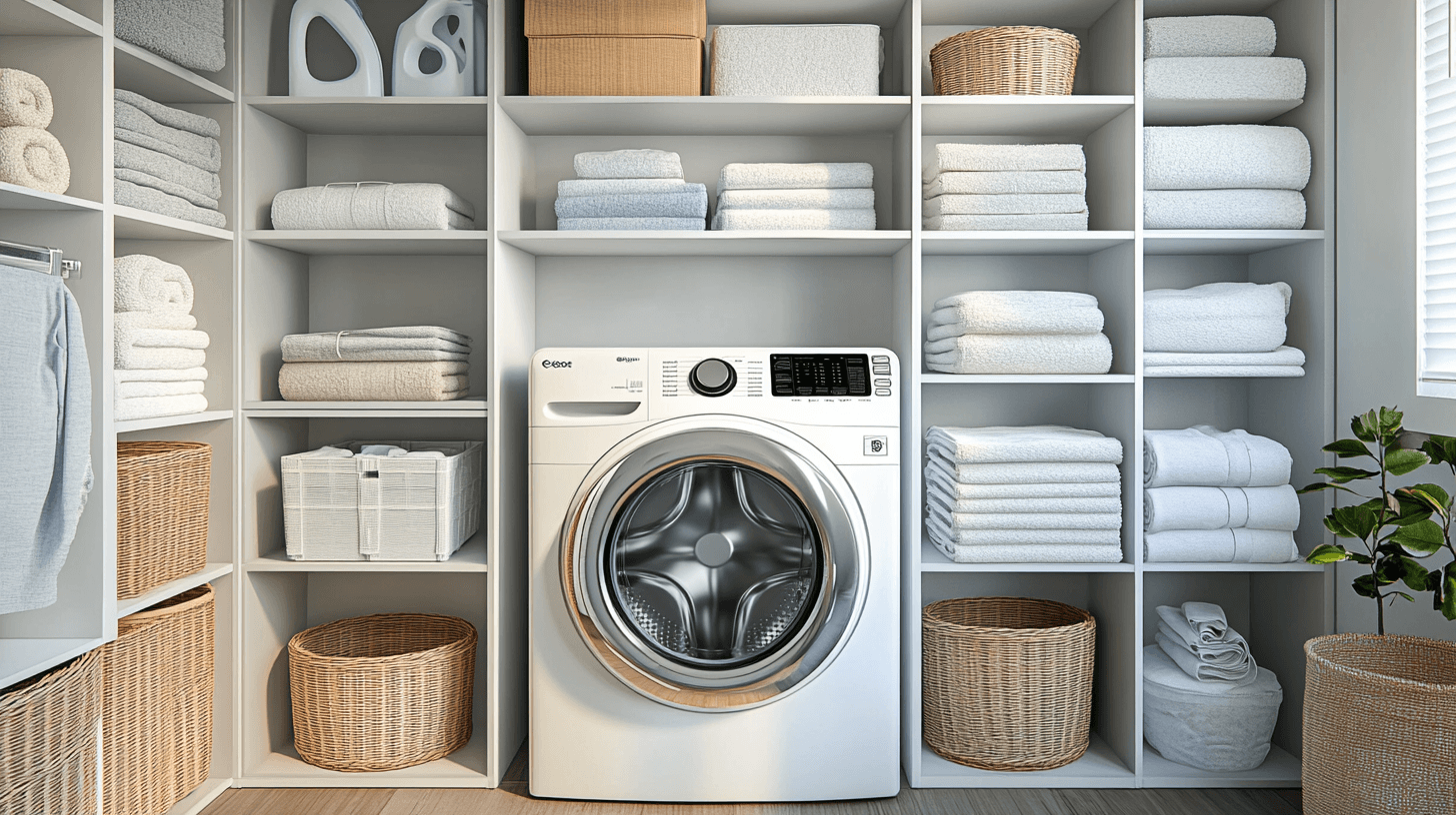Organizing the laundry room: Practical and functional