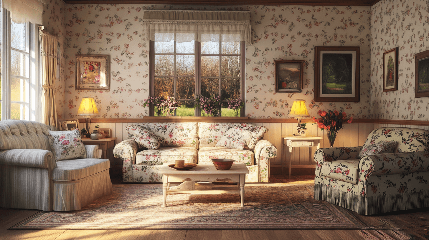 Cottagecore: Rural charm and vintage accents