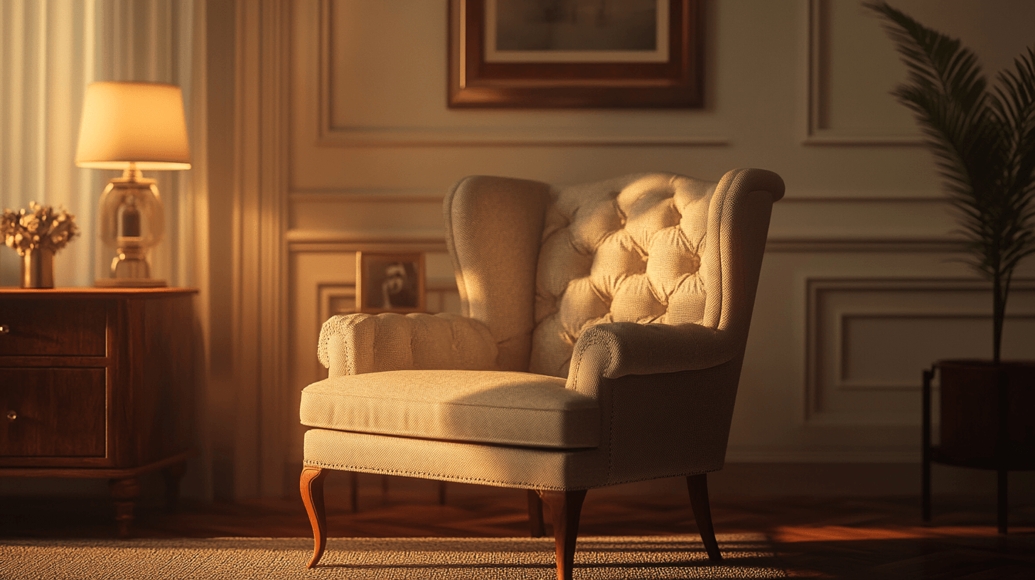 Classic Upholstered Armchairs: Timeless Elegance for Your Living Room